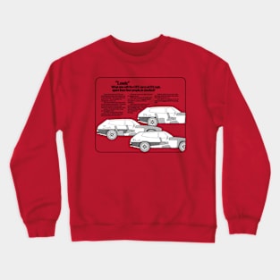 RELIANT SCIMITAR GTE - advert Crewneck Sweatshirt